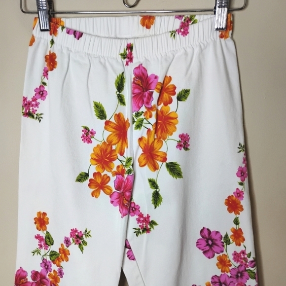 Forenza Vintage 90s Playful Floral Pants Nostalgic Feminine Dopamine Size Medium - Picture 3 of 7